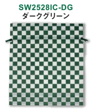 不織布和風柄巾着 市松柄 1000枚（50枚×20袋）